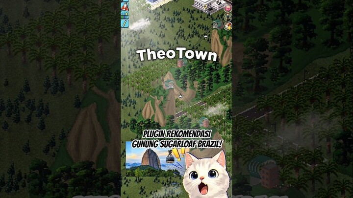 PLUGIN BARU GUNUNG SUGARLOAF BRAZIL DI THEOTOWN! Urca Hill #shorts