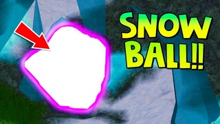 NEW* Snow Ball In Roblox Islands (FLOWER UPDATE)