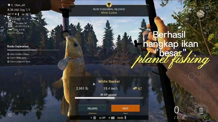 MANCING PERTAMA KALI, LANGSUNG DAPAT IKAN MONSTER!!