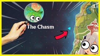 I GLITCHED Into The Chasm and Fought A Slime | Genshin Impact