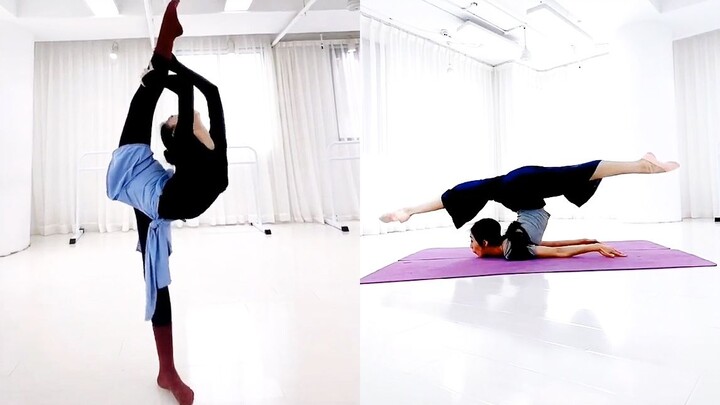 (389) Chinese Classical Dance [Jump, Turn, and Flip] Basic Skill Name 1