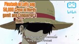Luffy use conqueror's haki against hordy crew.