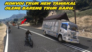 KONVOI TRUK NEW TAWAKAL DAN NECIS  OLENG PARAH