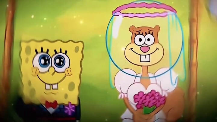 SpongeBob memberikan hatinya yang bahagia kepada Squidward