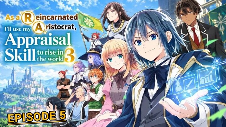 (New Anime) As A Reincarnated Aristocrat Season 3 Episode 5 Hindi dub