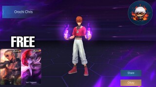 FREE KOF SKIN AND GUSION "K" BATTLE EMOTE - KOF FLIP CARD EVENT MOBILE LEGENDS