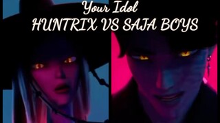 [2MV] Your Idol -  HUNTRIX & SAJA BOYS #NETFLIX  #KPOP_DEMON_HUNTERS