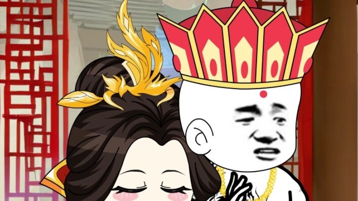 When Tang Sanzang turned into a fierce bandit, Guanyin was so angry that she cried.