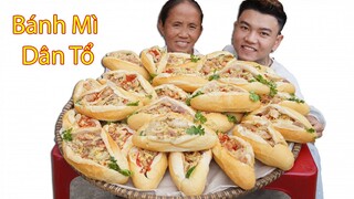 Bà Tân Vlog - Làm Mâm Bánh Mỳ Dân Tổ Siêu To Khổng Lồ