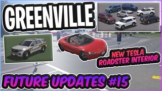 Greenville Future Updates #15 || NEW TESLA ROADSTER || Greenville ROBLOX