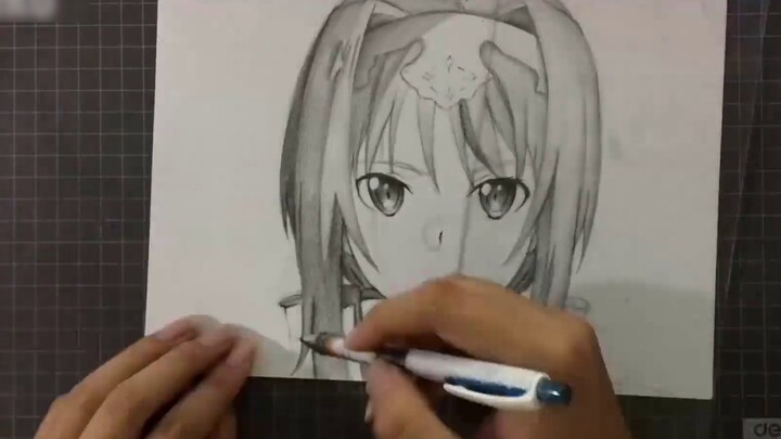 [Hand-painted] Draw Alice in 210 minutes! "Sword Art Online" If you can go on alone, I just hope tha