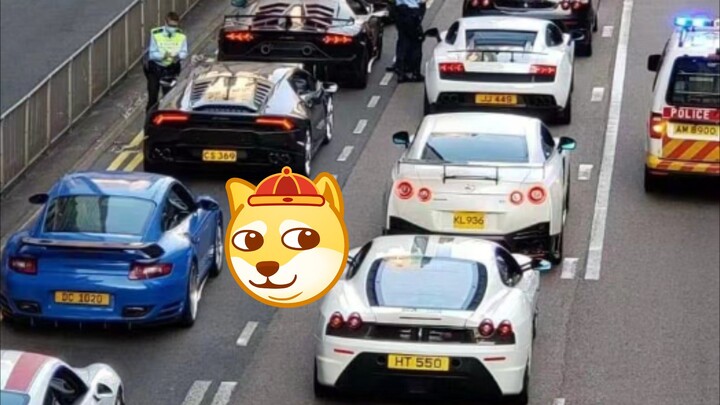 Hơn 40 siêu xe triệu đô ở Hong Kong bị CSGT chặn lại ngay trên phố – hóa ra kẻ gây cười lại là…?