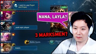 My team trashtalked me for picking Popol tank... | Mobile Legends