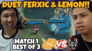 YG DI TUNGGU2 DUET LEMON & FERXIC MENGGILA DI LAND OF DAWN!! RRQ VS ALTER EGO MATCH 1!!