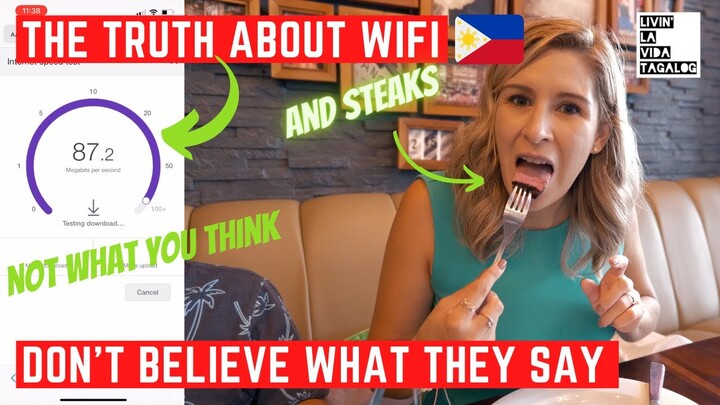 BEST WiFi in Manila, PHILIPPINES? + WAGYU in Argentinian Steakhouse