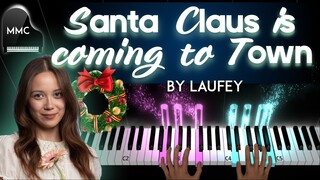 Santa Claus is Coming to Town by Laufey piano cover/tutorial + sheet music + lyrics