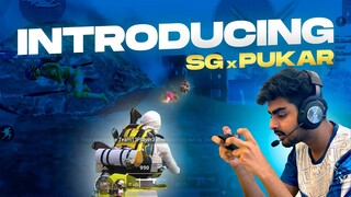 INTRODUCING SGxPUKAR!!! | SKYLIGHTZ ESPORTS INDIA | BGMI MOBILE