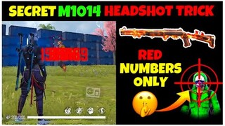 3 New M1014 One Tap Headshot Tricks 🤫❤️ | How to do onetap headshots using M1014 in Free Fire