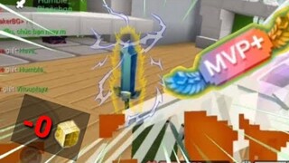 Power of MVP+ Sword in Bed Wars Blockman Go