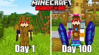 TÓM TẮT 100 NGÀY SINH TỒN NHƯNG DÙNG ĐỒ GỖ TRONG MINECRAFT SIÊU KHÓ