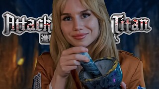 Historia Treats Your Titan Wounds | Attack on Titan ASMR (roleplay, personal attention)