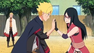 ¡Sarada Uchiha Confiesa que Está Enamorada de Boruto! El Primer Beso de Boruto y Sarada | Boruto
