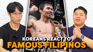 🇰🇷Koreans React to Famous Filipinos in Korea | Olivia Rodrigo, Lea Salonga, Manny Pacquiao and MORE