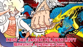 One Piece 1044, Awakening Dewa Nika, Pemerintah Dunia Dalam Bahaya.