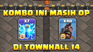 SIAPA BILANG SPELL PETIR HILANG DARI KOMBO TOWNHALL 14  COC INDONESIA