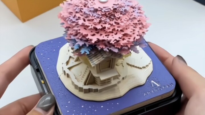 "Tag your best friend and they'll buy you a 3D art paper-cut calendar."