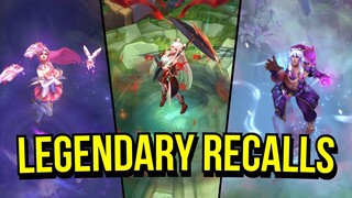 All 88 Legendary Skins Recalls | Without Recall Effect | League of Legends