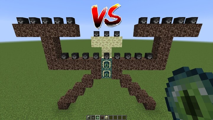 what if you create a WITHER STORM VS ENDER WITHER in MINECRAFT