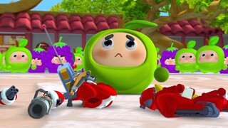 การโจมตีพิเศษของ Fruit Bao: Orange War Bao บดขยี้เครื่องจักรด้วยเท้าข้างเดียว คราวนี้เขาจะไม่เบาลง!