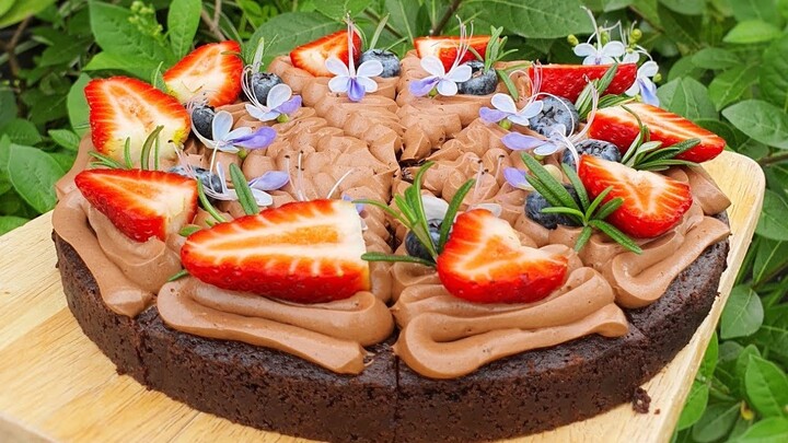 บราวนี่ครีมช็อคโกแลต