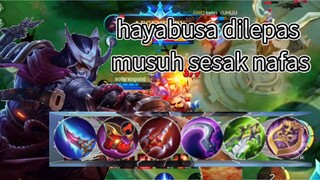 hayabusa dilepas musuh terbantai