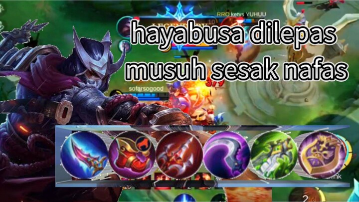 hayabusa dilepas musuh terbantai