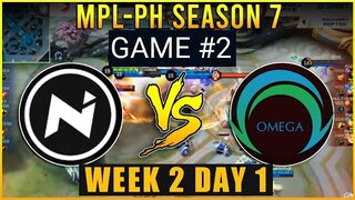 NXP ESPORTS VS OMEGA ESPORTS GAME 2 MPL PH SEASON 7 WEEK 2 DAY 1