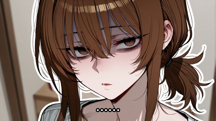 The seemingly tsundere wife is actually…