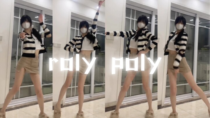 Tarian yang menjadi populer setiap musim dingin｜Roly Poly cover｜Lagu Living Room Bank