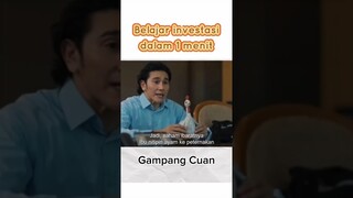 Belajar investasi dalam 1 menit dari film Gampang Cuan #film #cuan  #gampangcuan #investasi #uang