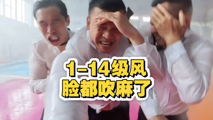 ลมระดับ 1–14 สีหน้าที่สมจริงที่สุด