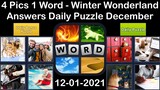 4 Pics 1 Word - Winter Wonderland - 01 December 2021 - Answer Daily Puzzle + Bonus Puzzle