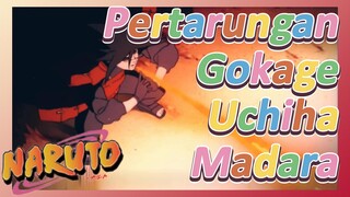 Pertarungan Gokage Uchiha Madara