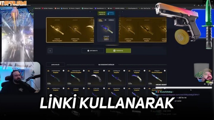 Jahrein, yasaklanan CS2 kumar sitesi CaseHug.com için çektiği reklam
