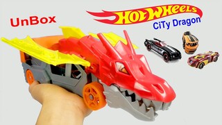 Đồ chơi Hot Wheels City lần đầu được chơi thử Bộ Hot Wheels Hoả Long Cường Nộ