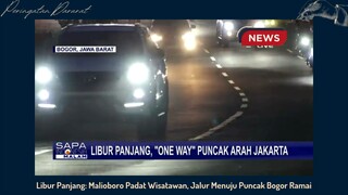 Libur panjang one way di puncak arah jakarta