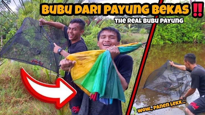 TEMUAN UNIK DARI PAYUNG BEKAS‼️BIKIN BUBU PAYUNG DARI PAYUNG RUSAK & LANGSUNG PASANG DI SPOT ANDALAN