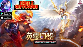 Heroic Fantasy Gameplay - Free 2 Giftcode - Idle RPG Game Android iOS
