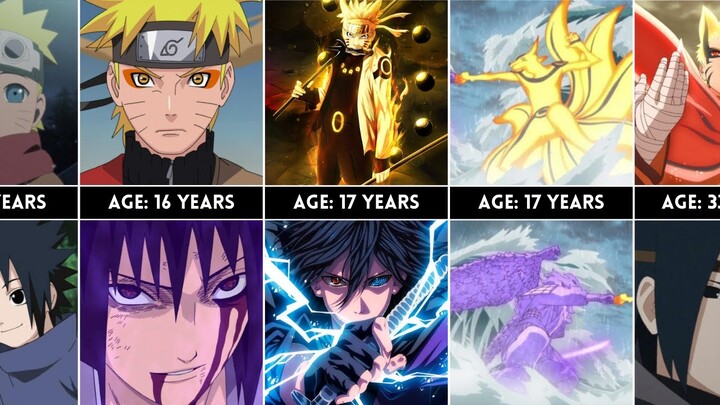 Evolution of Naruto and Sasuke in anime Naruto & Boruto