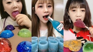 얼음ASMR 바질씨드 얼음먹방 리얼사운드 AMAZING CRUNCHY BASIL SEEDS ICE Eating MUKBANG SATİSFYİNG #12